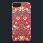 Capa iPhone 8/ 7 William Morris Vintage Strawberry Thief Pattern<br><div class="desc">Este é um impressão de aprimoramento digital derivado de um antigo bloco 1883 impresso O padrão de Morango de Morango desenhado por William Morris. William Morris era poeta vitoriano, romancista, designer têxtil e figura importante do Movimento de Artes e Artesanatos Britânico. Seus designs tinham uma estética inspirada no medieval e...</div>
