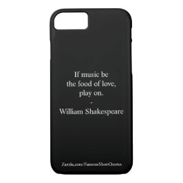 Capa iPhone 8/ 7 William Shakespeare Citação - Amor