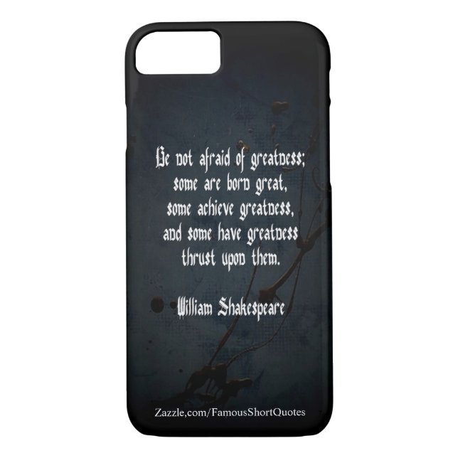 Capa Para iPhone, Case-Mate William Shakespeare - Grande (Verso)