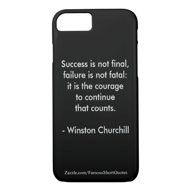 Capa Para iPhone, Case-Mate Winston Churchill Cote; Sucesso (Verso)