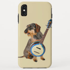 Capa Para iPhone Da Case-Mate Wirehair Dachshund Tocando Banjo