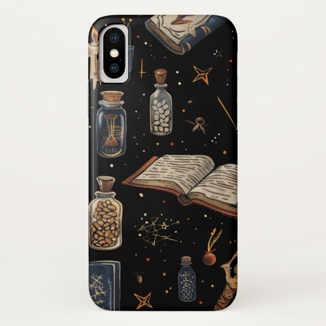 Capa Para iPhone, Case-Mate Witchcraft Potion Pattern – Halloween Magic (Verso)