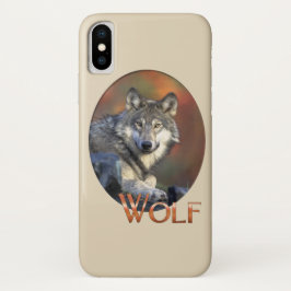 Capa Para iPhone X Wolf Lovers Art