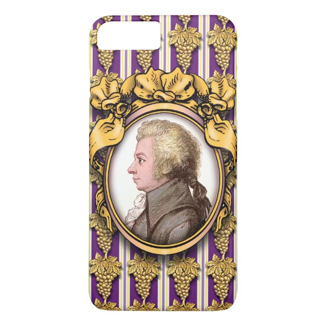 Capa Para iPhone, Case-Mate Wolfgang Amadeus Mozart (Verso)