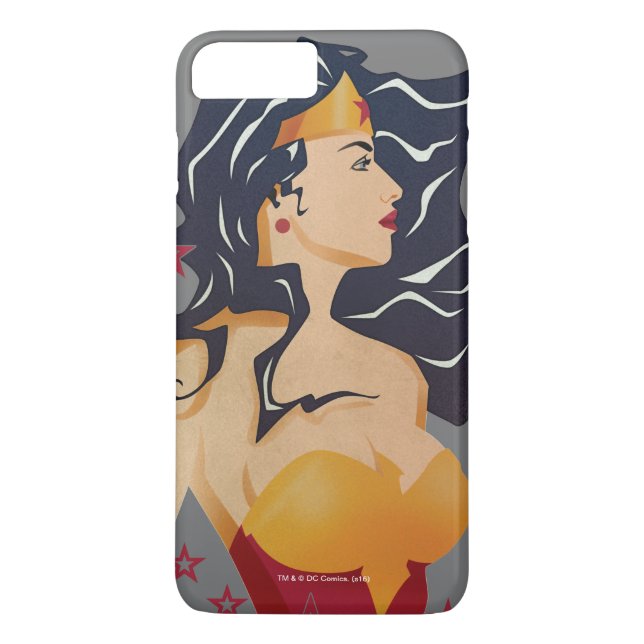 Capa Para iPhone, Case-Mate Wonder Retro Perfil Sunburst 3 (Verso)