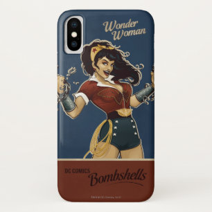 Capa Para iPhone X Wonder Woman Bombshell