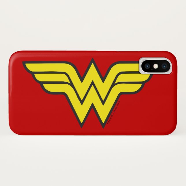 Capa Para iPhone, Case-Mate Wonder Woman | Classic Logo (Verso (Horizontal))