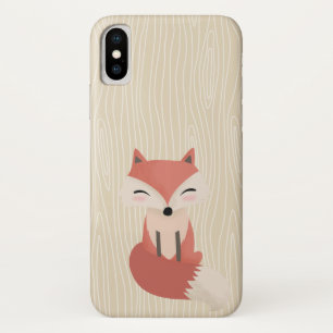 Capa Para iPhone Da Case-Mate Woodgrain pequeno bonito do animal da floresta do