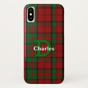 Capa Para iPhone Da Case-Mate Xadrez Colorida Dunbar Clan Tartan Personalizada