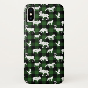 Capa Para iPhone Da Case-Mate Xadrez de Buffalo Verde Lumberjack