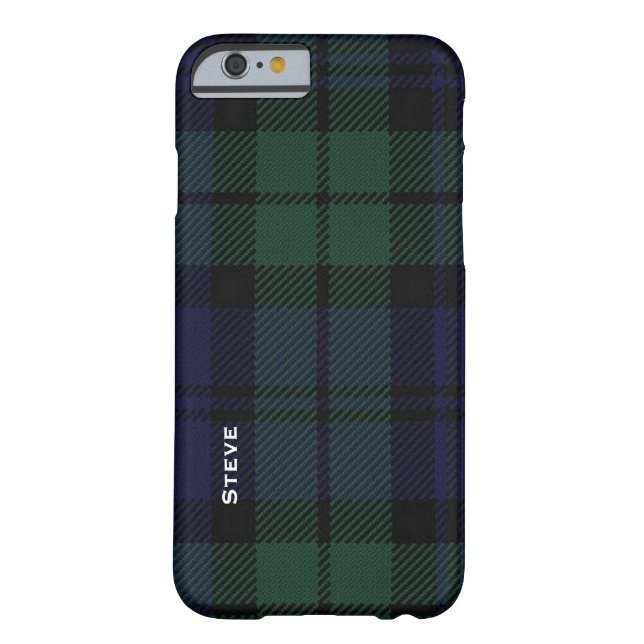 Capa Para iPhone, Case-Mate Xadrez Tartan Black Watch (Verso)