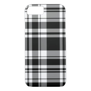Capa Para iPhone Da Case-Mate xadrez típica de tartan branco preto