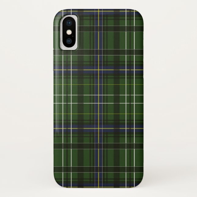 Capa Para iPhone, Case-Mate Xadrez verde (Verso)