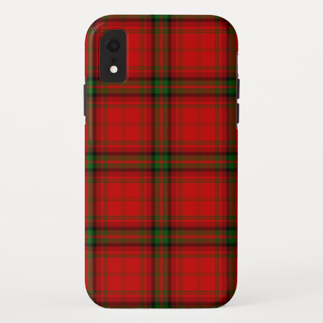 Capa Para iPhone, Case-Mate Xadrez verde-tartan MacDougall (Verso)