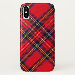Capa Para iPhone Da Case-Mate Xadrez vermelha de Stewart tartan