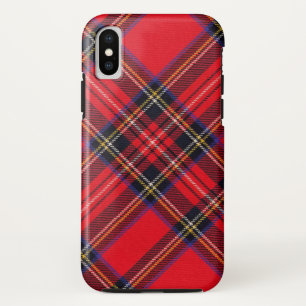 Capa Para iPhone Da Case-Mate Xadrez vermelha de Stewart tartan