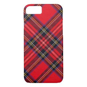 Capa iPhone 8/ 7 Xadrez vermelha de Stewart tartan