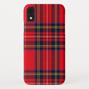 Capa Para iPhone Da Case-Mate Xadrez vermelha de Stewart tartan