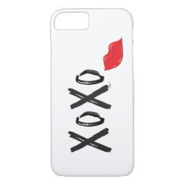 Capa Para iPhone Da Case-Mate XoXo-Hugs-Kisses-with-Red-Lábios