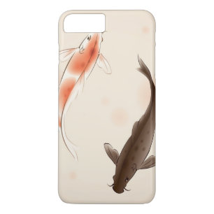 Capa Para iPhone Da Case-Mate Yin Yang Koi pesca na pintura oriental do estilo