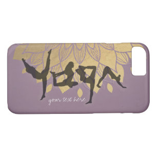 Capa Para iPhone Da Case-Mate Yoga Human Alphabet Letters Dourado