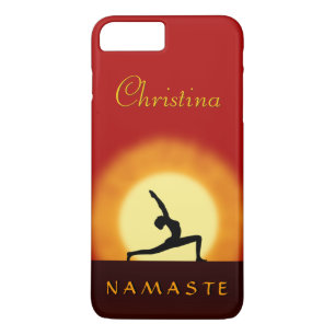 Capa iPhone 8 Plus/7 Plus Yoga Sunrise Pose Namaste Slim iPhone 7 Plus