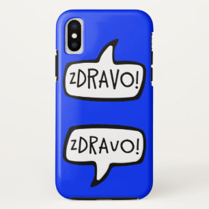 Capa Para iPhone Da Case-Mate ZDRAVO! Bósnio - Sérvio Saudável Palavra