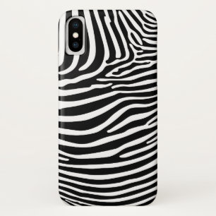 Capa Para iPhone X Zebra Animalprint...
