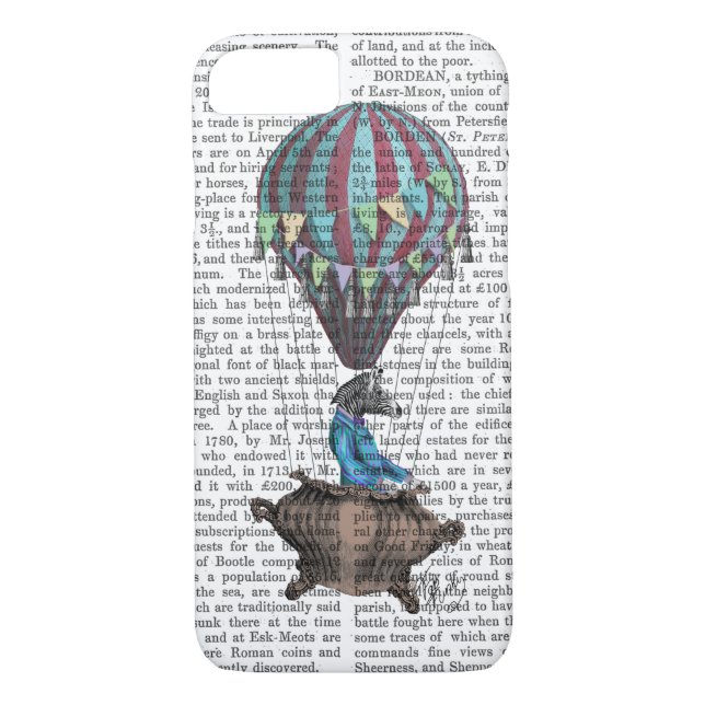 Capa Para iPhone, Case-Mate Zebra voadora (Verso)