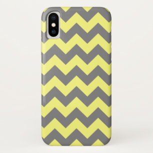 Capa Para iPhone Da Case-Mate Ziguezague amarelo e cinzento