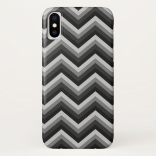 Capa Para iPhone X Ziguezague retro Chevron do teste padrão