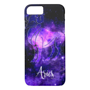 Capa iPhone 8/ 7 Zodiac: Aries Cell Phone Cobrir