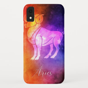 Capa Para iPhone Da Case-Mate Zodíaco: Os doces do Aries colorem o cobrir do