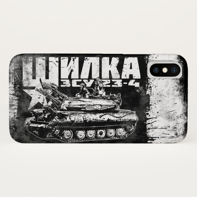 Capa Para iPhone, Case-Mate ZSU-23-4 Shilka (Verso (Horizontal))