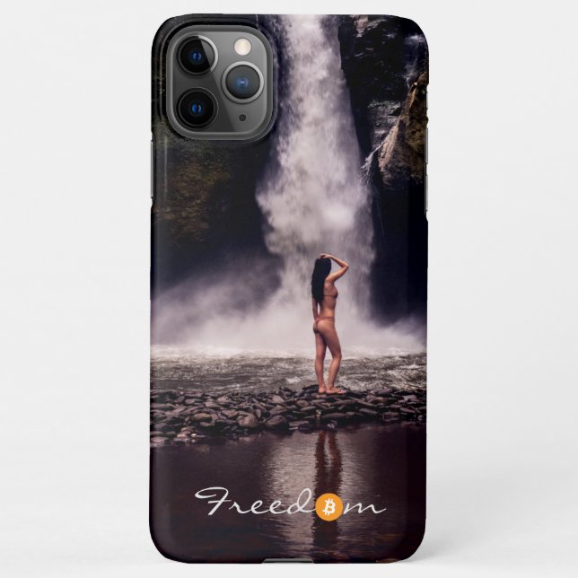 Capa Para iPhone Caso do Bitmoney Freedom iPhone 11 (Verso)