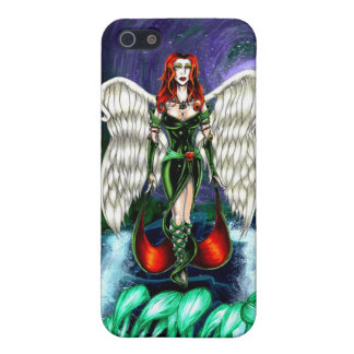 iPhone 5 Capa Caso Matte esmeralda do iPhone 5/5s do anjo por
