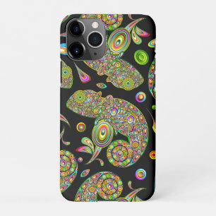 Capa Para iPhone Chameleon Psychedelic Fantasy