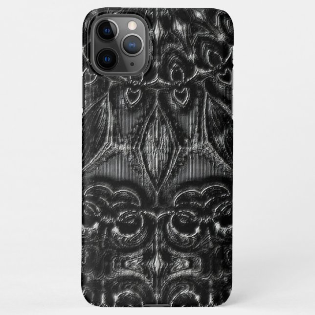 Capa Para iPhone Charcoal Mandala  (Verso)