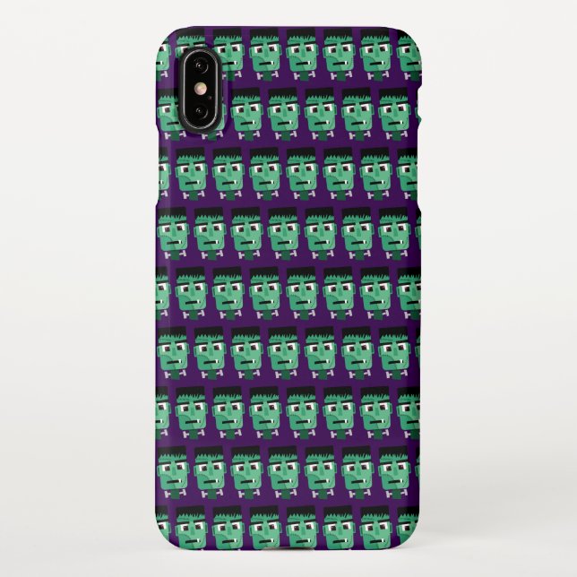 Capa Para iPhone Chefe do Monstro do Frankenstein (Verso)