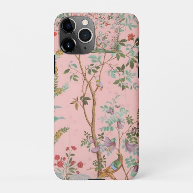 Capa Para iPhone Chinoiserie Rosa (Verso)
