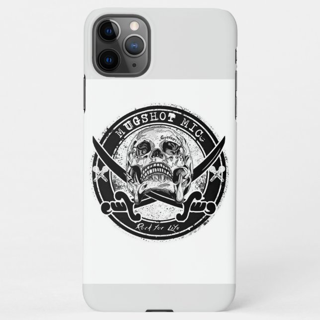 Capa Para iPhone Cobrir Mic Phone Mugshot (Verso)