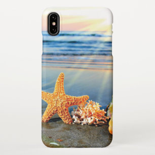 Capa Para iPhone Conchas marítimas e estrelas-do-mar na praia