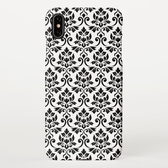 Capa Para iPhone Cor damasco em branco (Verso)