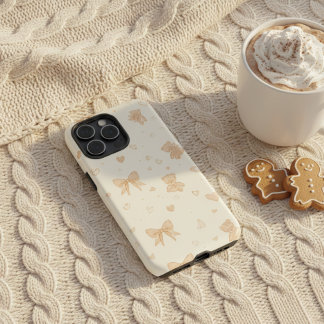 Capa Para iPhone Cozy Winter Phone Case | Soft Teddy Bear aesthetic