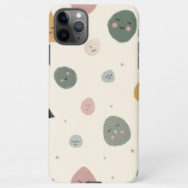 Capa Para iPhone Cute Minimalist Faces Phone Case