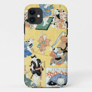Capa Para iPhone Da Case-Mate 流行猫の狂言づくし, atores do 国芳 do g