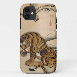 Capa Para iPhone Da Case-Mate 虎図, tigre do 若冲, Jakuchū, arte de Japão