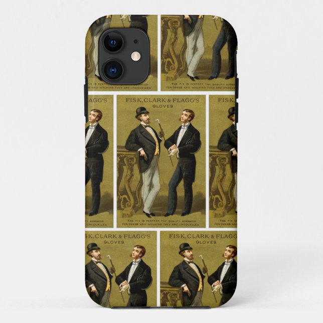 Capa Para iPhone Da Case-Mate 19º C. Luvas masculinas no.2 (Verso)