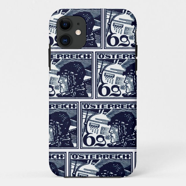 Capa Para iPhone Da Case-Mate 1925 Air Mail Austríaco (Verso)