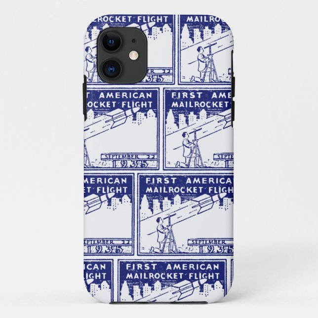 Capa Para iPhone Da Case-Mate 1935 American Rocket Mail (Verso)